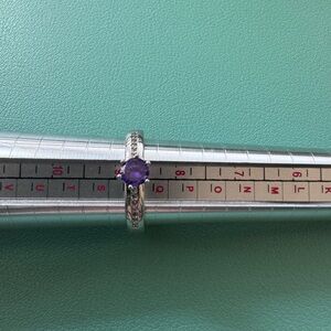 Fragrant Jewels Purple and Silver NWOT Ring Size 9